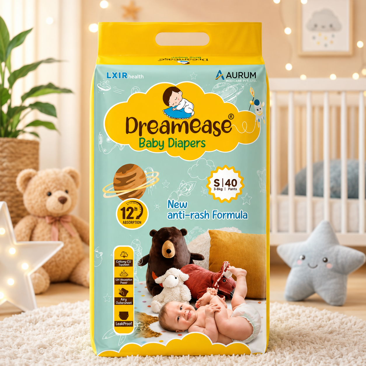 Baby Diaper Pants – Soft & Leakproof for All-Day Comfort