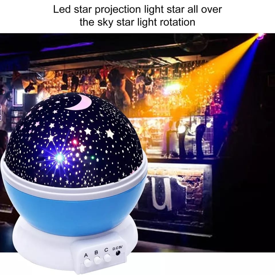 Star Projector Night Lamp – Rotating Colour Change | Indo Glow