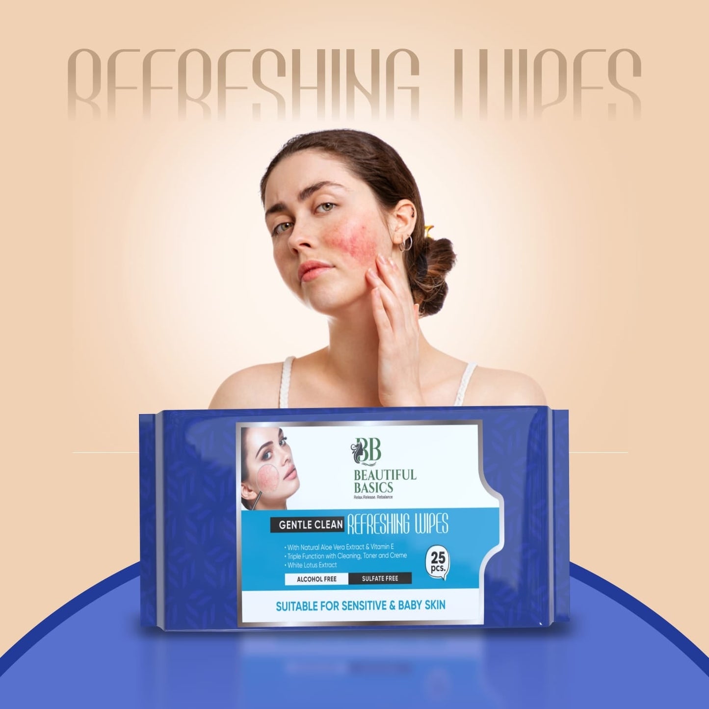 Face Wipes for Dry Sensitive Skin – Gentle Cleansing | Beautiful Basics