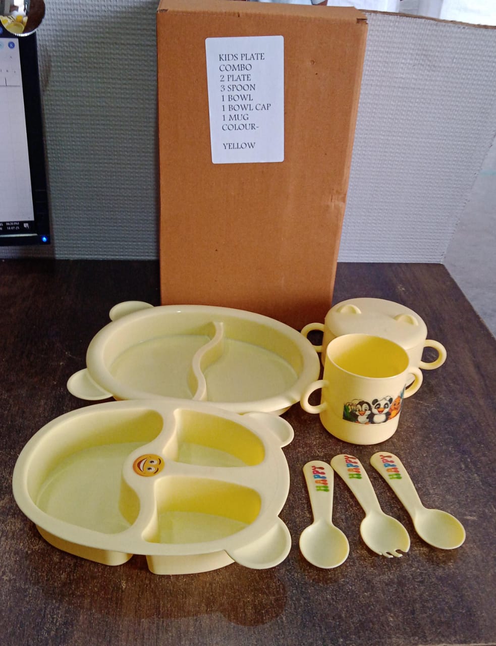 Kids Feeding Dinner Set – 8-Piece BPA-Free Toddler Meal Kit
