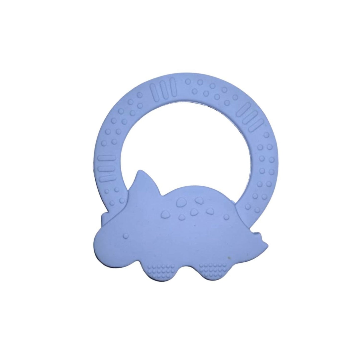 Rhino Shaped Baby Teether – Soothing Silicone Grip Toy