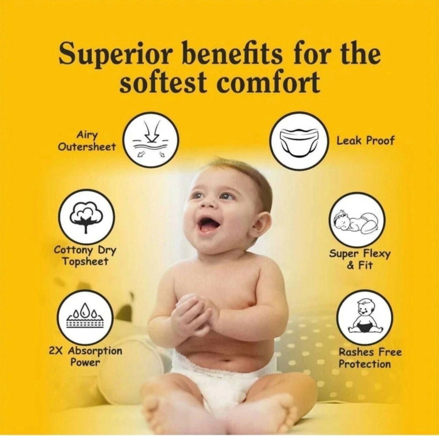 Baby Diaper Pants – Soft & Leakproof for All-Day Comfort