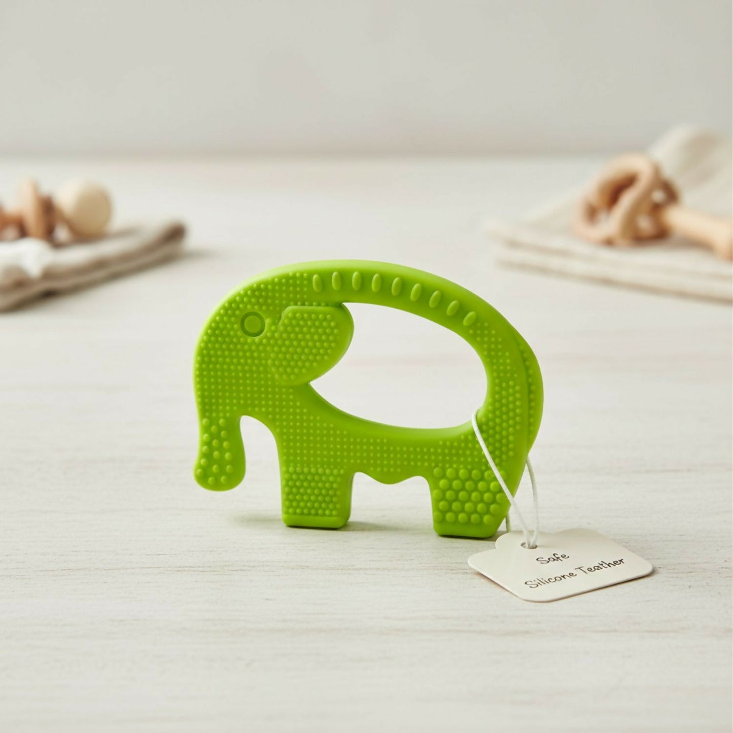 Silicone Baby Teether – Elephant Shape for Gentle Gum Relief