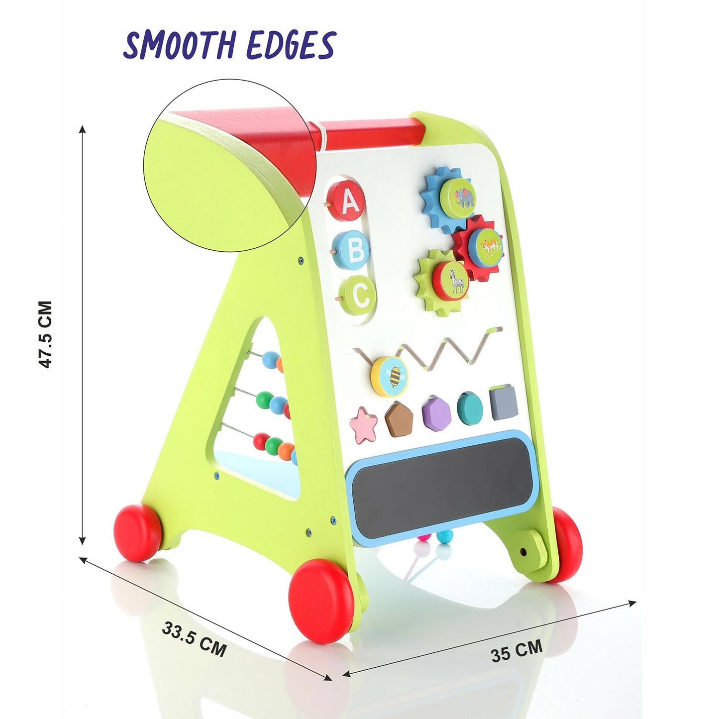 Wooden Baby Walker – Encourages First Steps & Motor Skills