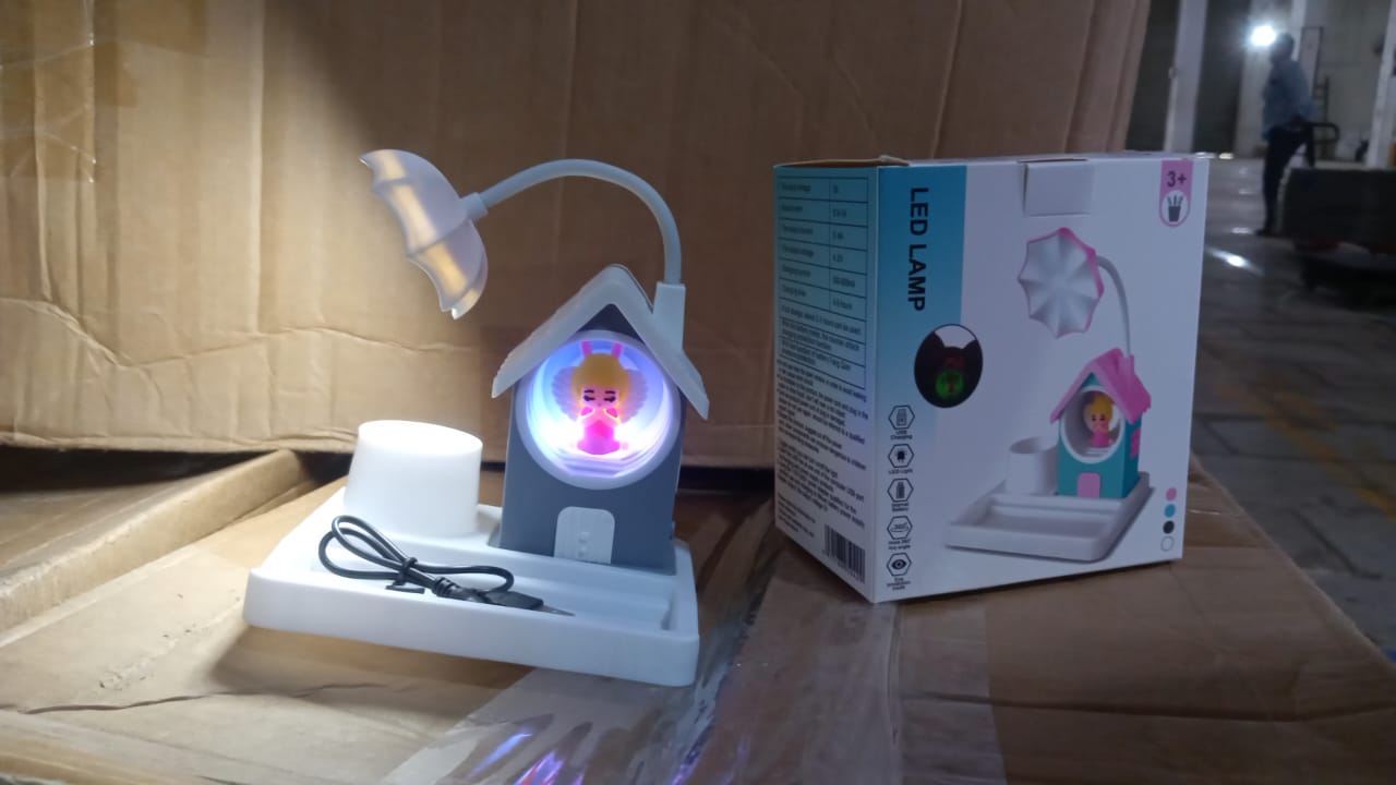 Cartoon LED Desk Lamp – Eye-Protection & Multi-Color | Deodap