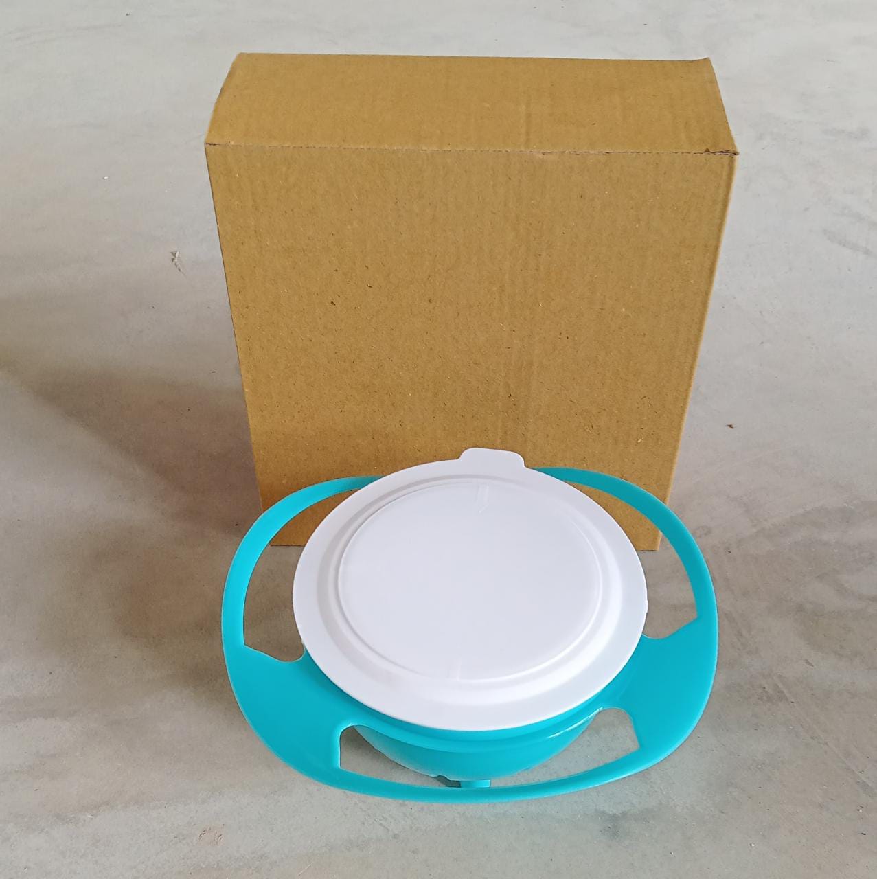 Rotating Baby Bowl – Spill-Proof & Easy Feeding | Mini Bubbles