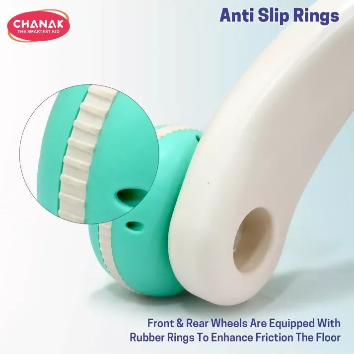 Baby Walker with Anti-Slip Wheels – Safe Musical Walker for 9+ Months