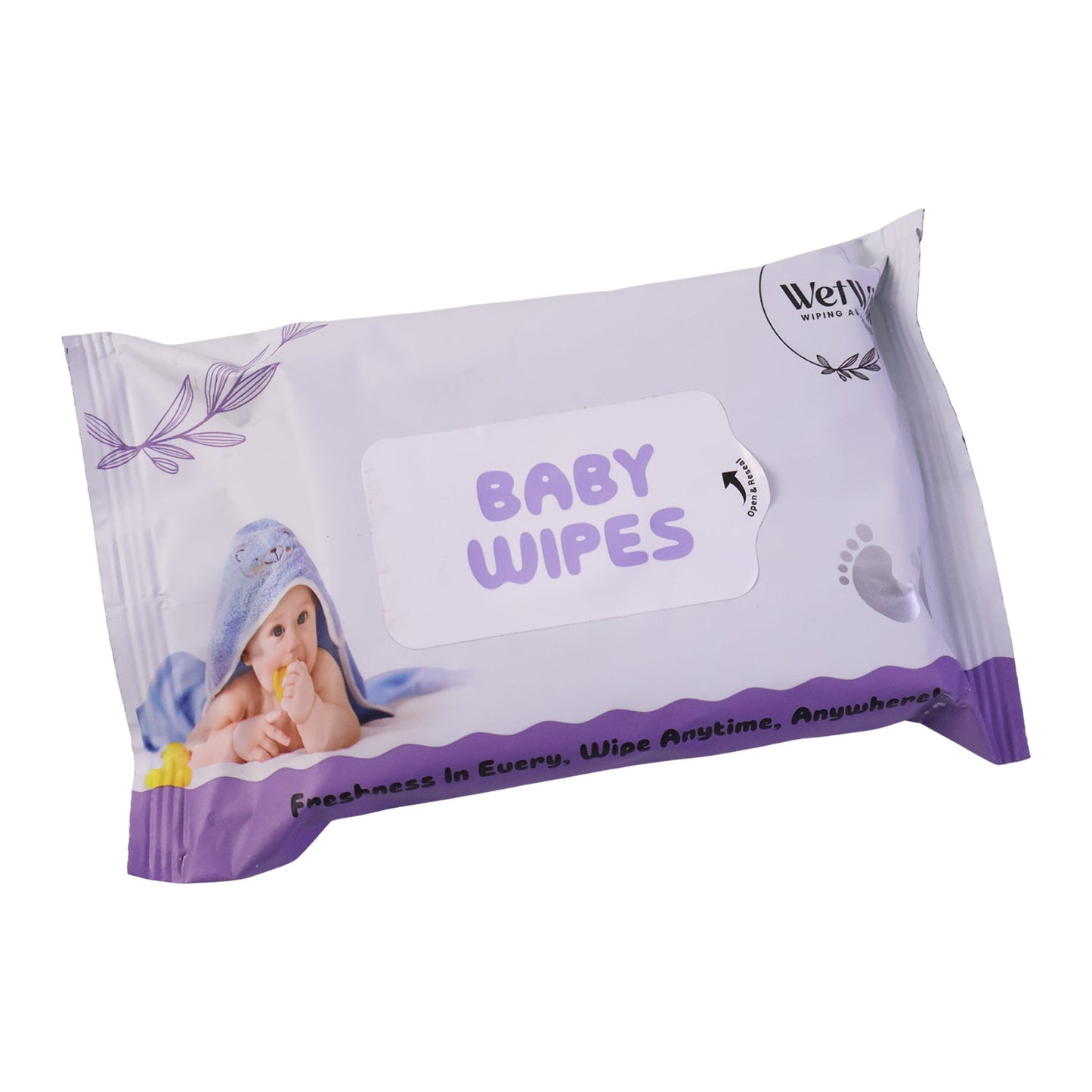 Travel Fresh Baby Wet Wipes – Gentle & Portable for Sensitive Skin