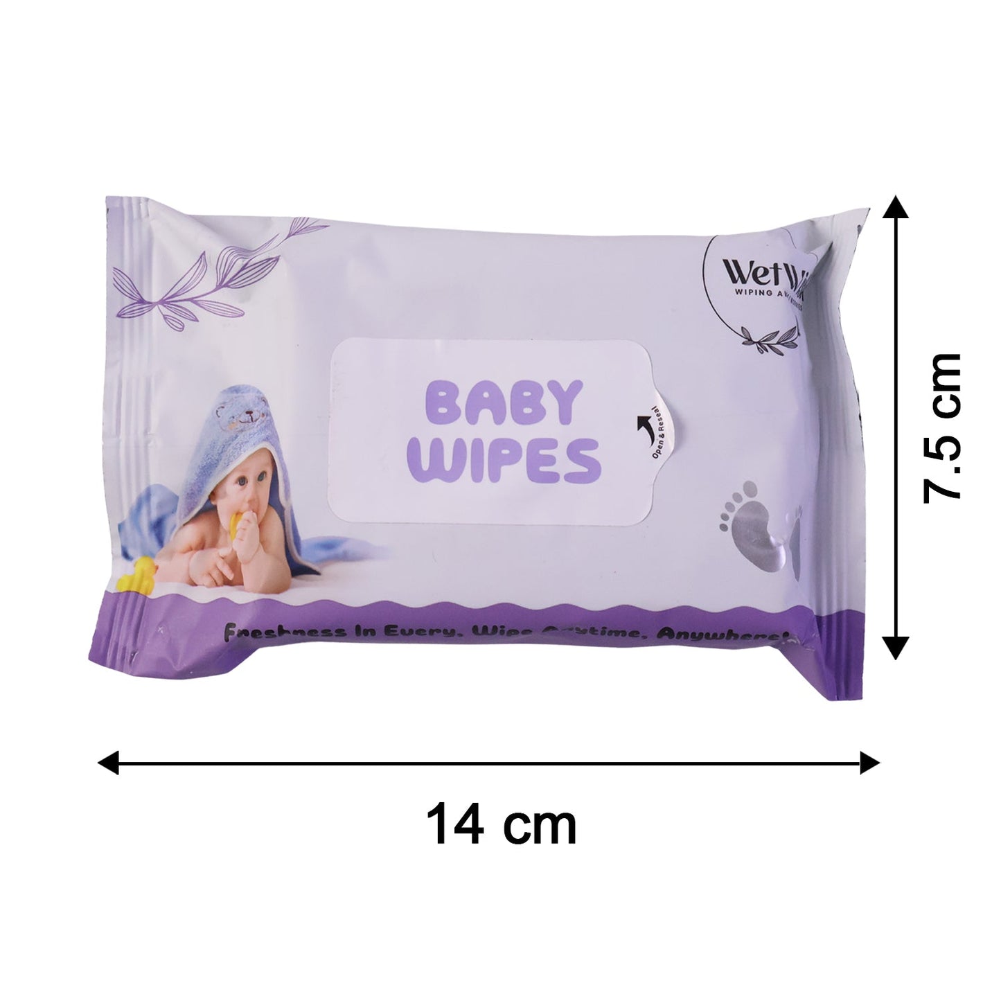 Travel Fresh Baby Wet Wipes – Gentle & Portable for Sensitive Skin