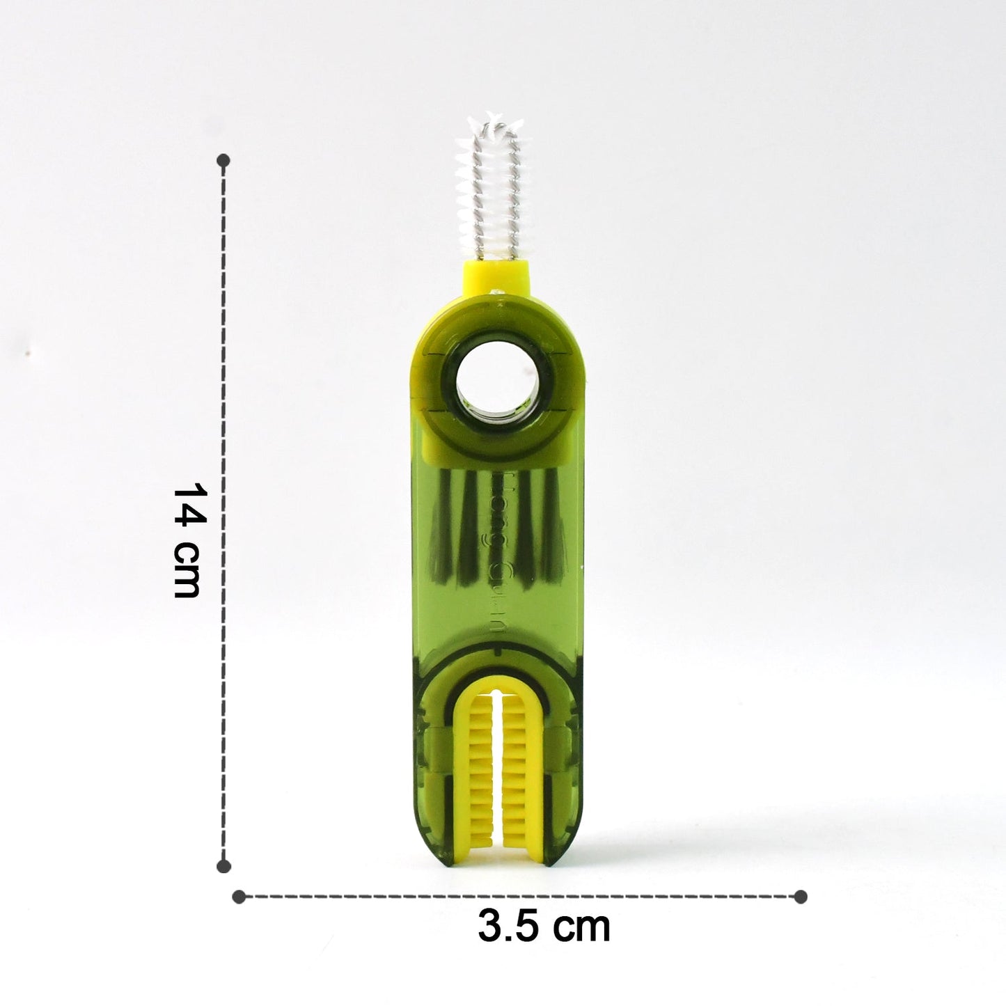 Multipurpose Cleaning Brush – Dual Head Scrubber for Bottles & Straws