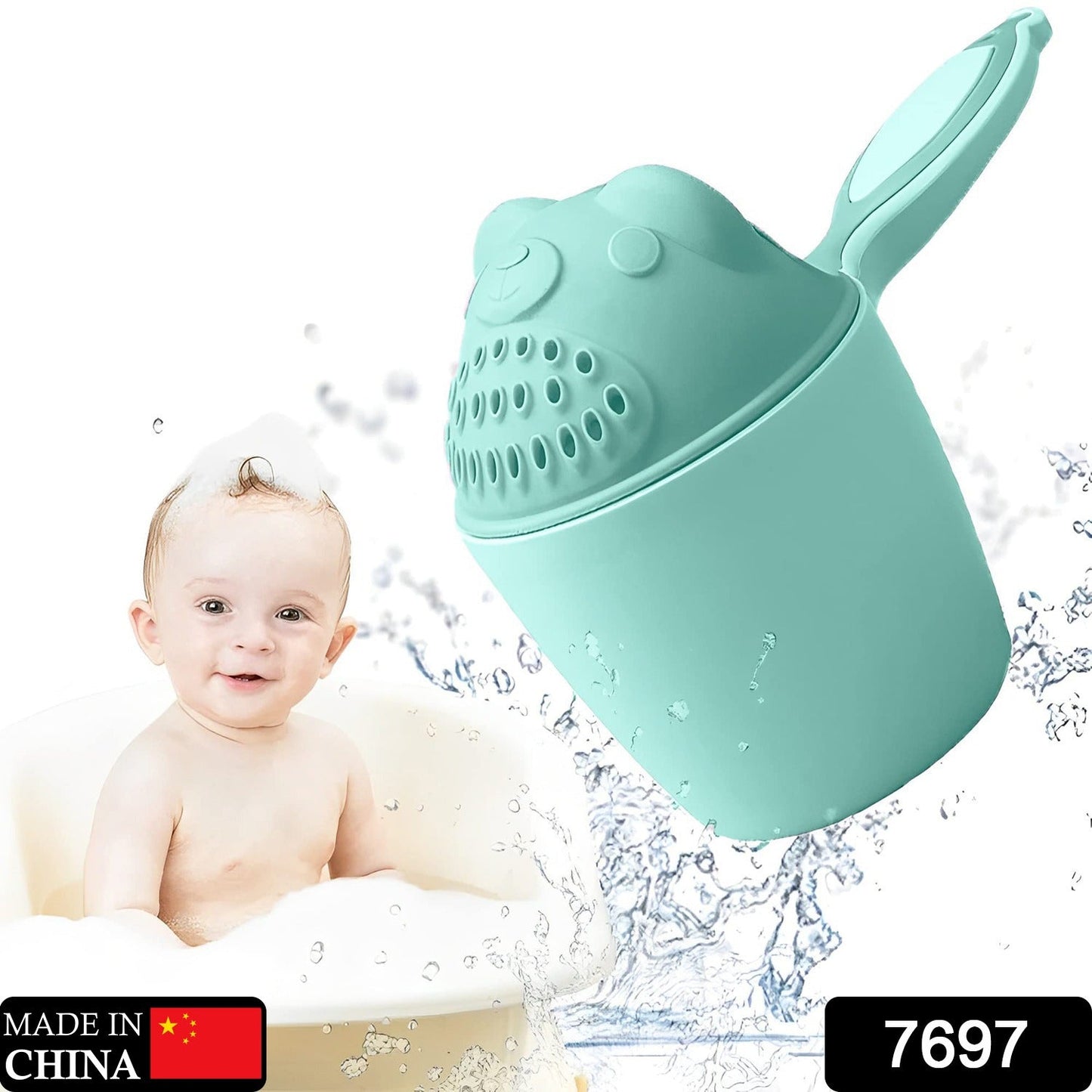 Baby Shampoo Shower Cup – Safe Eye Protection for Kids | Mini Bubbles