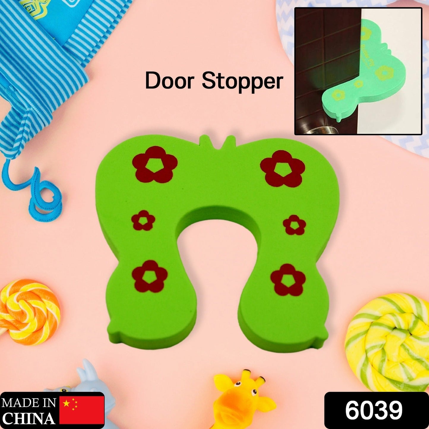 Baby Safety Door Stopper – Cute Animal Finger Pinch Guard | AutoSafeo