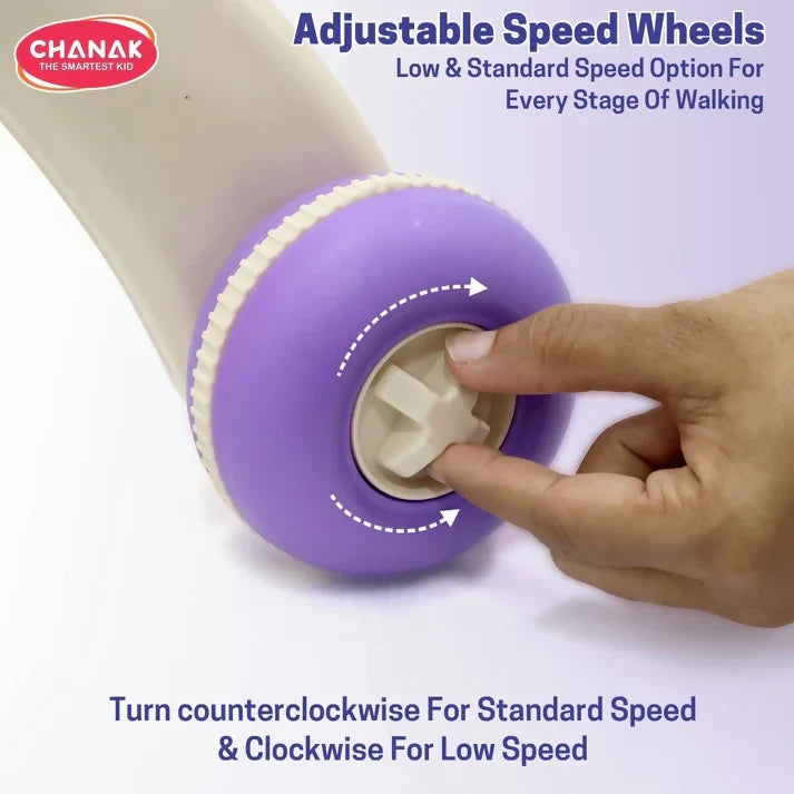 Baby Walker with Anti-Slip Wheels – Safe Musical Walker for 9+ Months