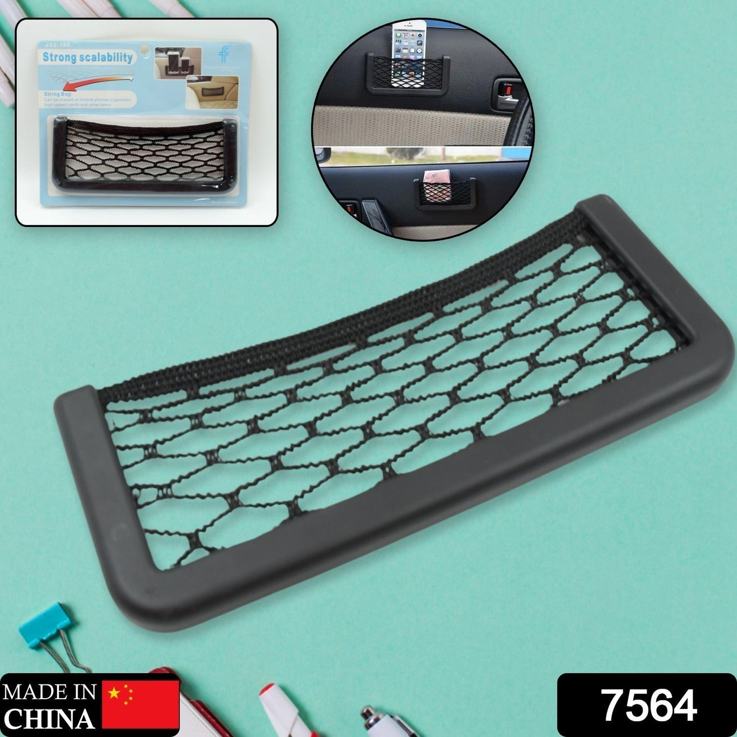Car Seat Organizer – Mesh Storage for Phone & Purse | Velvet Wheels