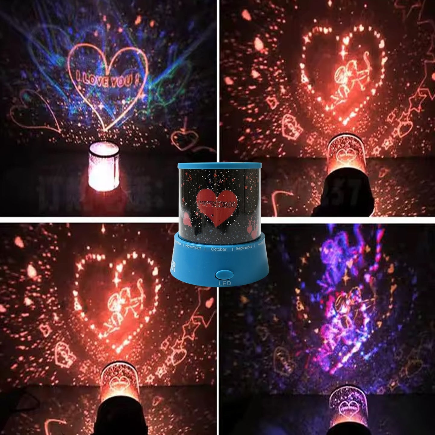 Star Projector Night Light – Rotating LED Lamp with Music | DeoDap