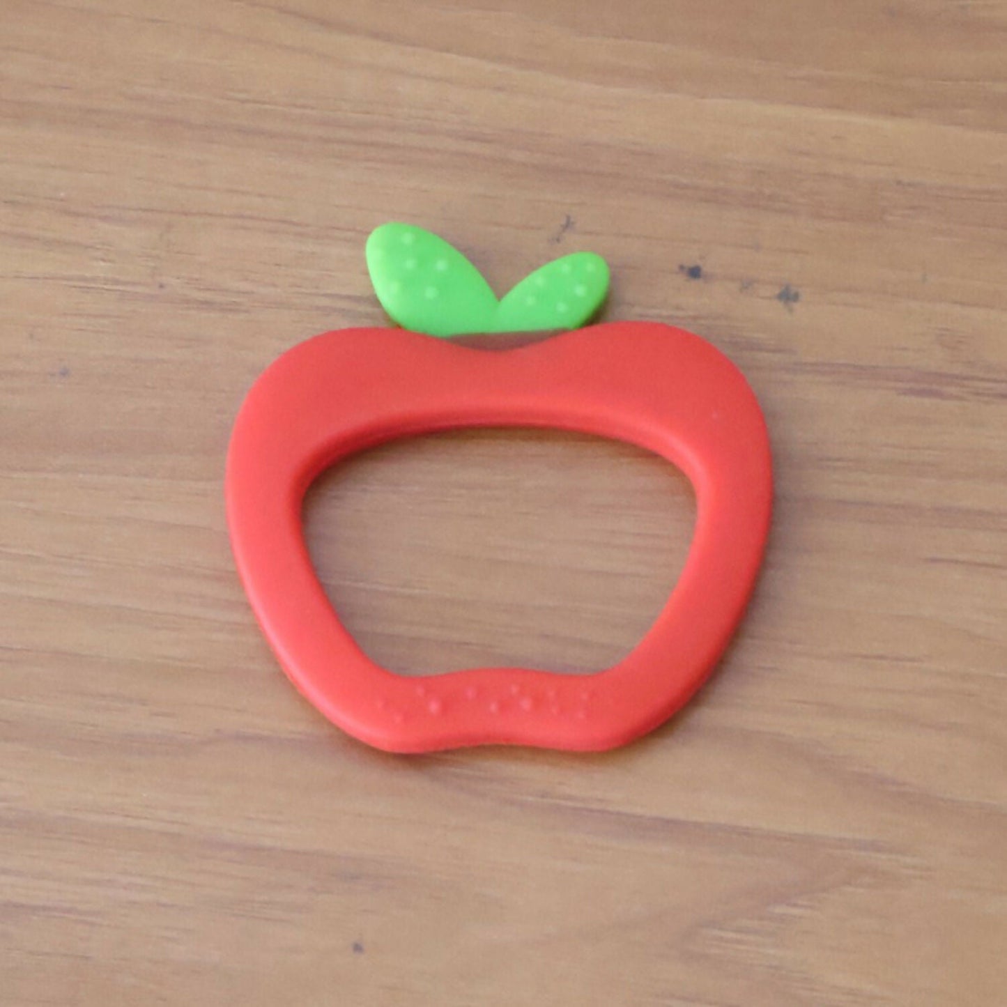 Silicone Baby Teether – Apple Shape for Soothing Gum Relief