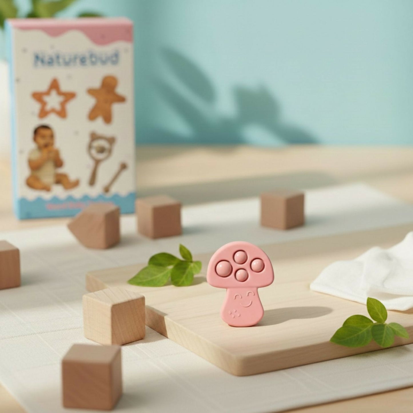 Baby Teether – Tree Shaped Silicone Popping Toy for Teething Relief
