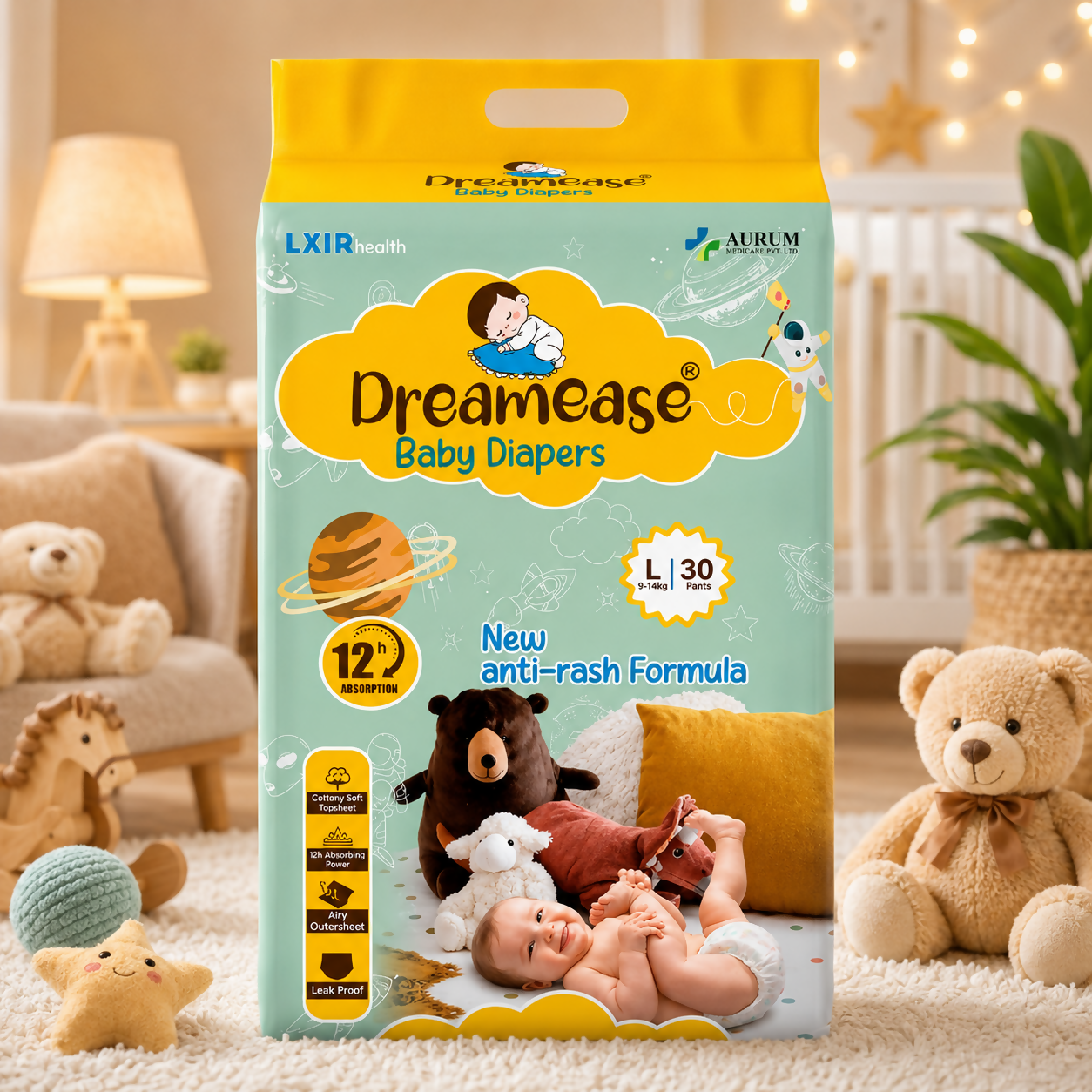 Baby Diaper Pants – Soft & Leakproof for All-Day Comfort