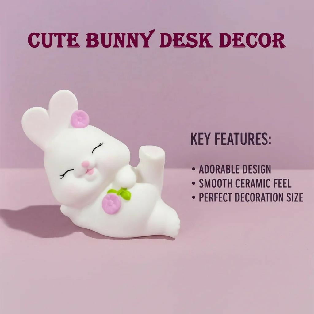 Cute Bunny LED Night Lamp – Soft Glow for Kids Room & Desk