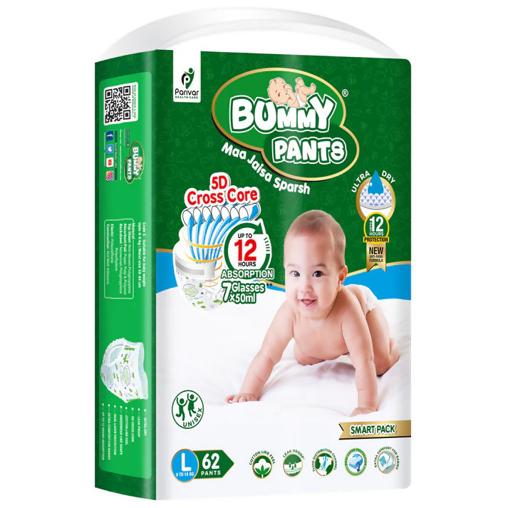 Baby Diaper Pants – Leakproof & Rash-Free Comfort for Active Babies