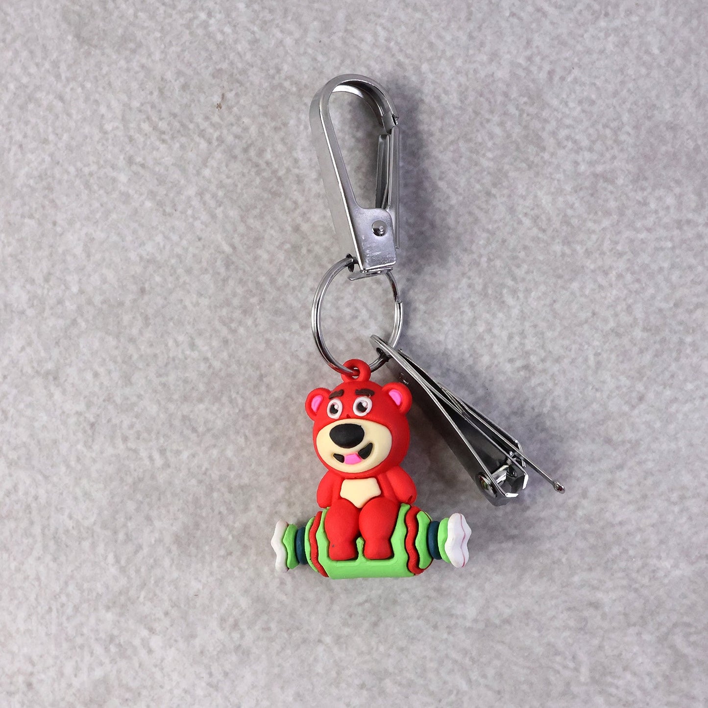 Cartoon Nail Cutter Keychain – Compact Mini Nail Clipper