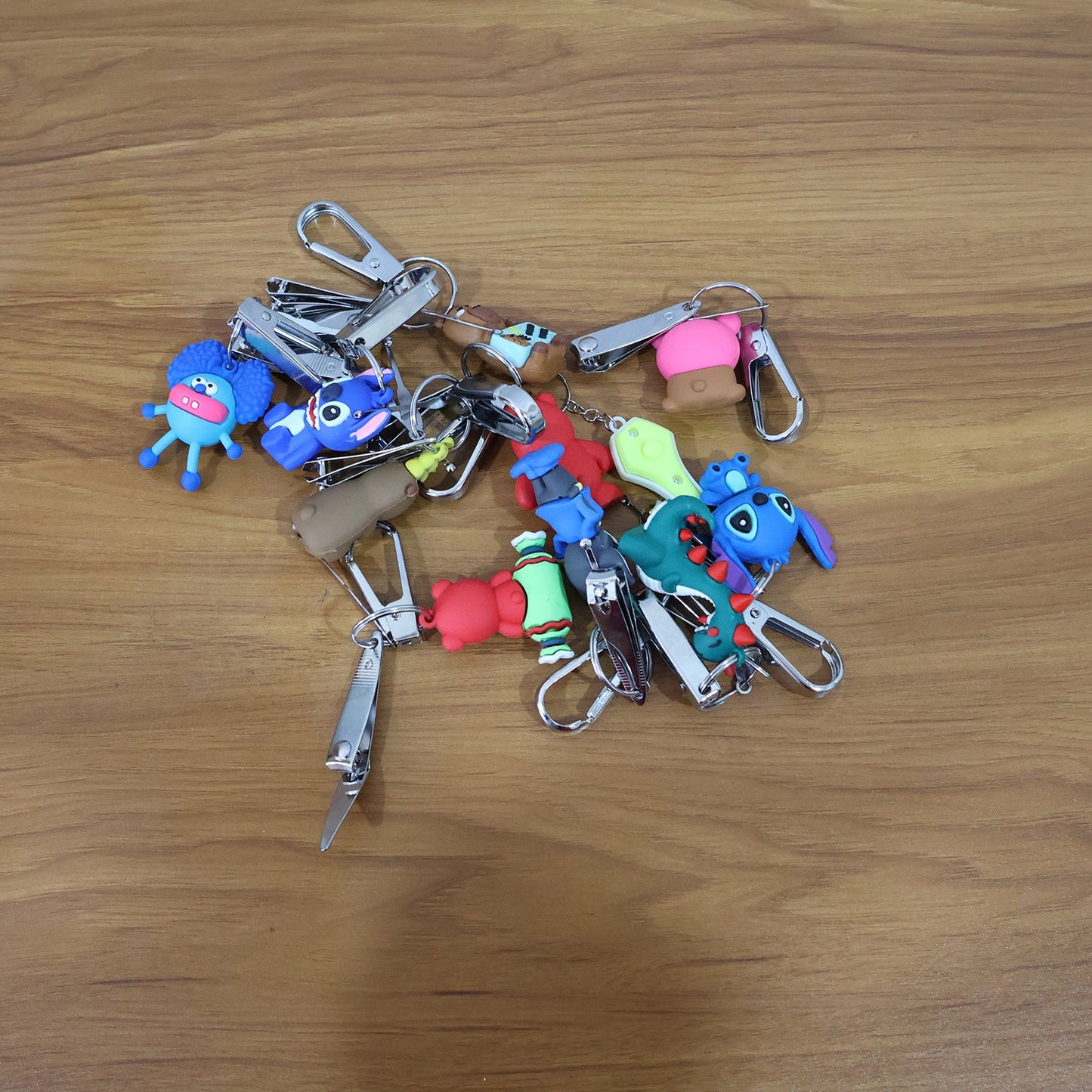 Cartoon Nail Cutter Keychain – Compact Mini Nail Clipper
