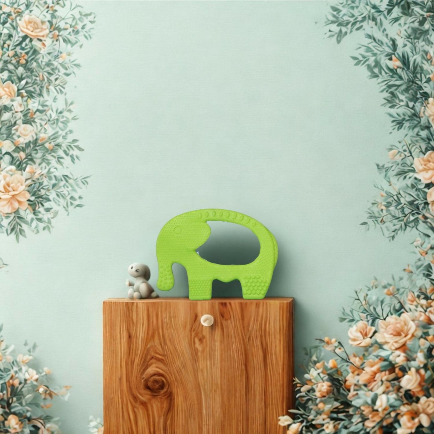 Silicone Baby Teether – Elephant Shape for Gentle Gum Relief
