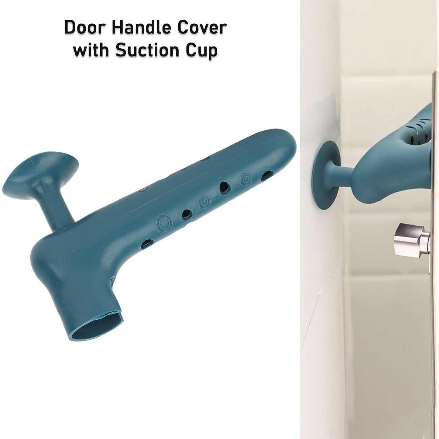 Silicone Door Handle Cover – Quiet & Anti-Static Protection | Safelix