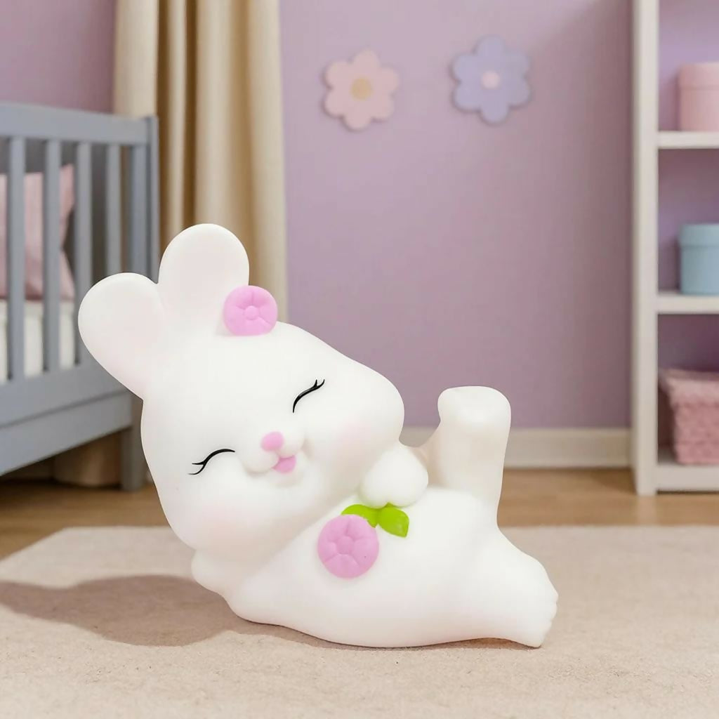 Cute Bunny LED Night Lamp – Soft Glow for Kids Room & Desk