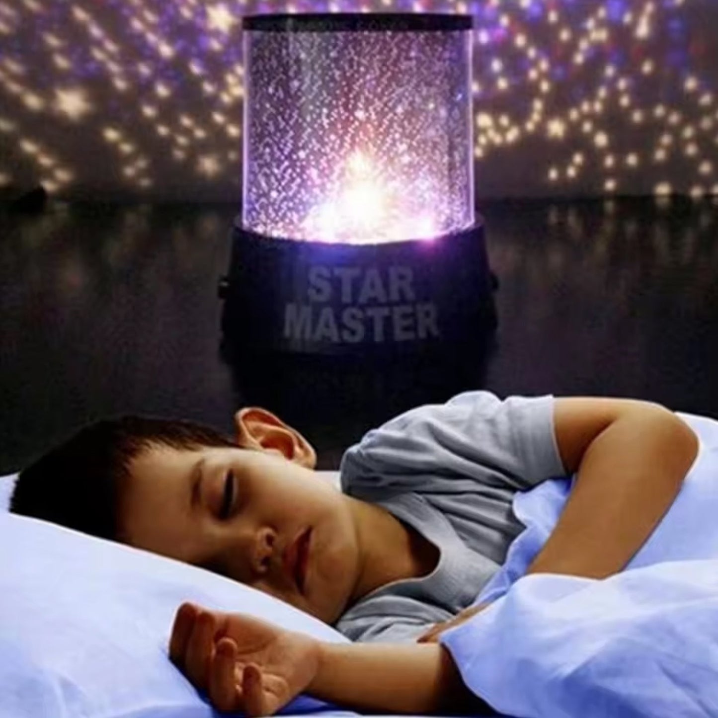 Star Projector Night Light – Rotating LED Lamp with Music | DeoDap