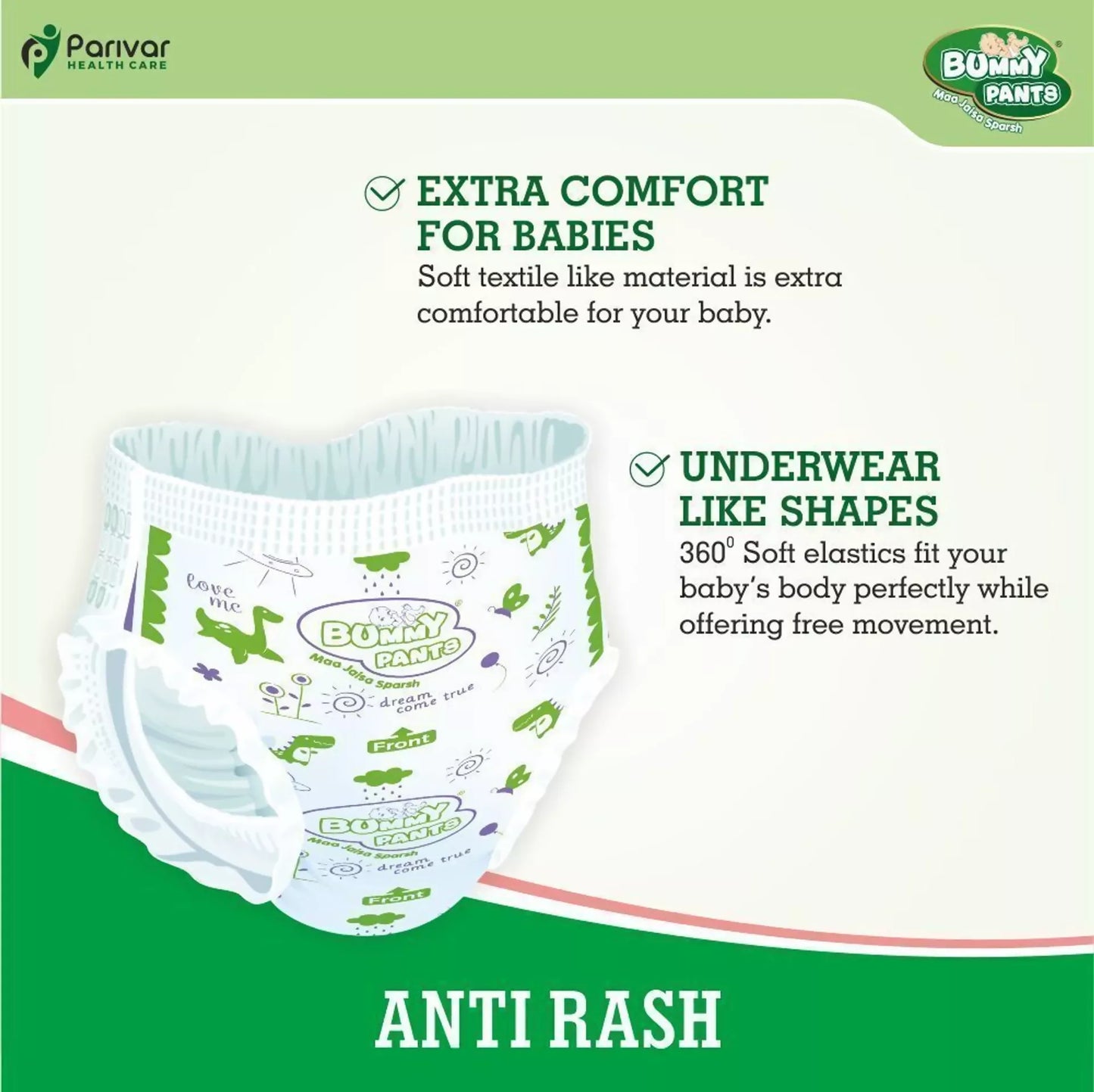 Baby Diaper Pants – Ultra Dry, Leakproof & Comfortable for Active Babies